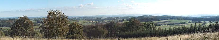 Rundblick ber das Oberland im Vogelsberg