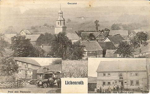 Postkarte von Lichenroth aus der Zeit vor 1915