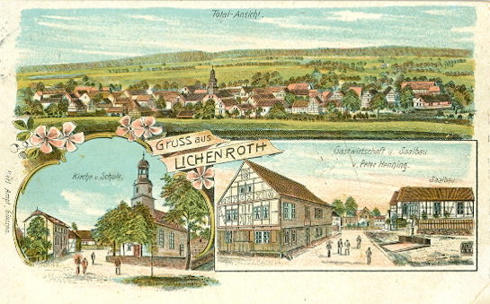 Postkarte von Lichenroth (geschätzt: 1910)